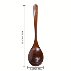 Handcrafted Wooden Vintage Spoon for Elegance in Kitchen