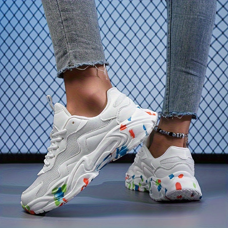 Women's Mesh Breathable Road Running Shoes Soft Sole Sport Shoes