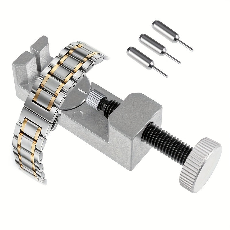Watch Band Strap Link Pin Remover Repair Tool Kit with Extra Pins Replacement
