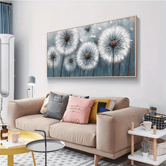 5D Dandelion Flower Diamond Painting Kit - DIY Rhinestone Embroidery Picture