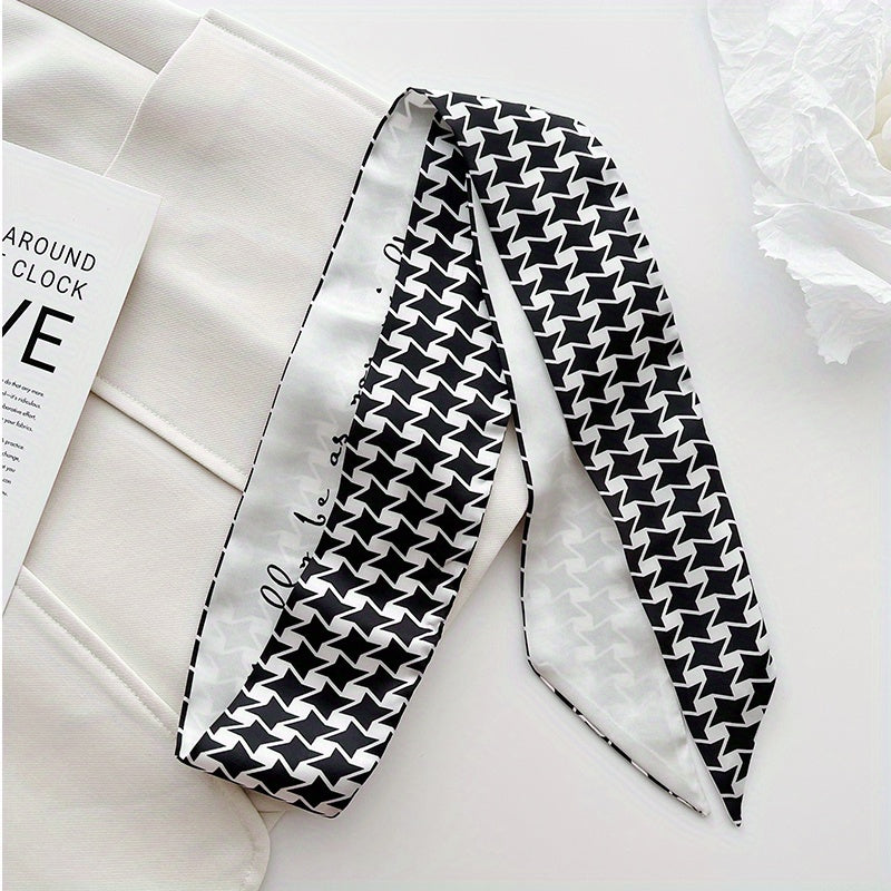 Classic Twilly Scarf for Women Hair Tie Neckwear