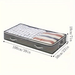 4pcs Clothing Quilt Storage Bag Under Bed Sorting Bag