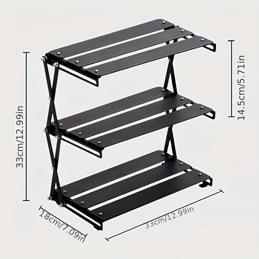Aluminum Alloy Folding Shelf Outdoor Camping Table Portable Rack