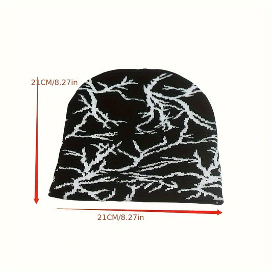 Y2K Hip hop Beanie Knitted Skull Cap Warm Ski Cap