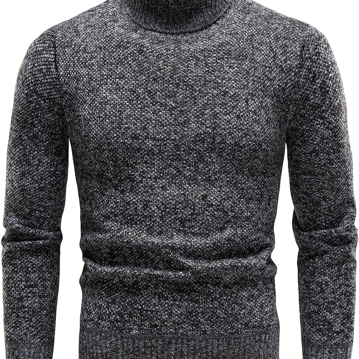 Men's Knitted Turtleneck Pullover Warm Top