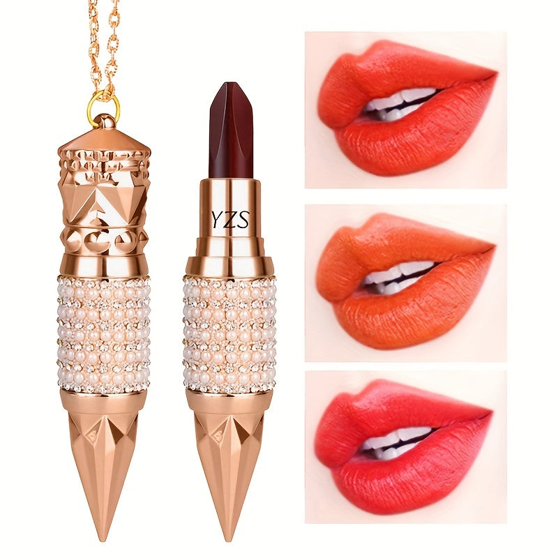 3-Piece Matte Lipstick Set, Long Lasting & Waterproof, Natural Contouring