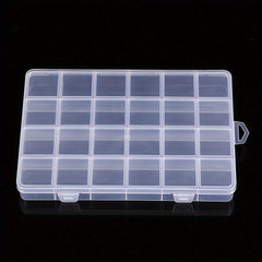 Transparent Storage Box Plastic Case Jewelry Organizer Pill Box