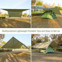 Waterproof Camping Tent Tarp Hammock Rain Fly Shelter for Hiking