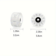 4pcs Luminous Roller Skates Wheels With Bearing