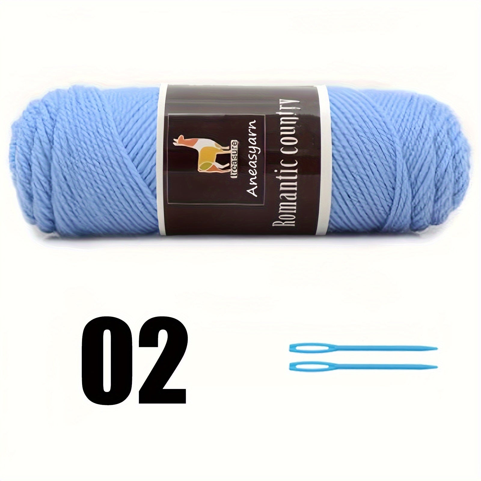 100g Wool Cashmere Yarn for Knitting, 3mm Needles Crochet