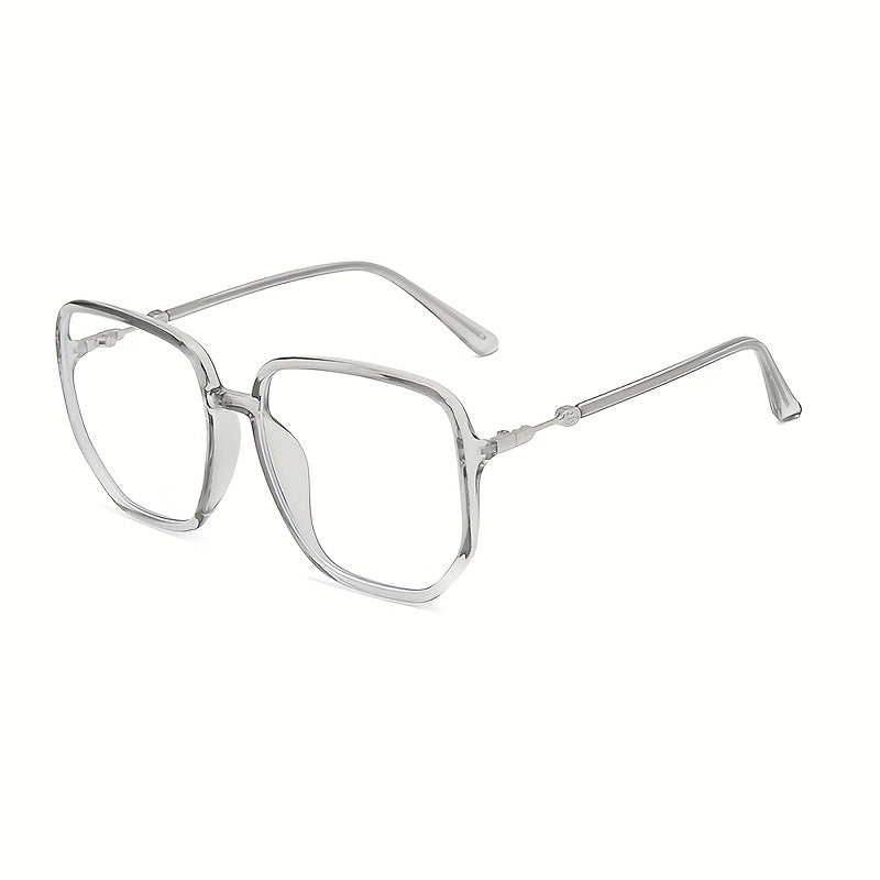 Large Square Clear Lens Glasses Retro Jelly Spectacles Frame Glasses