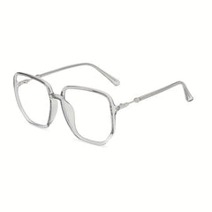 Large Square Clear Lens Glasses Retro Jelly Spectacles Frame Glasses