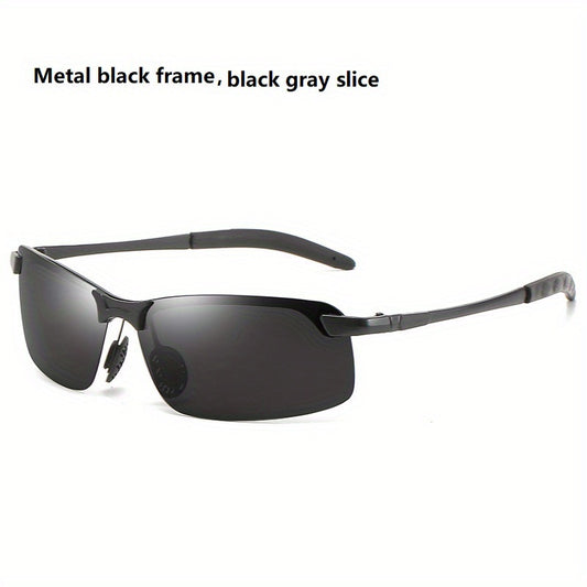 Metal Frame Polarized Sunglasses for Men