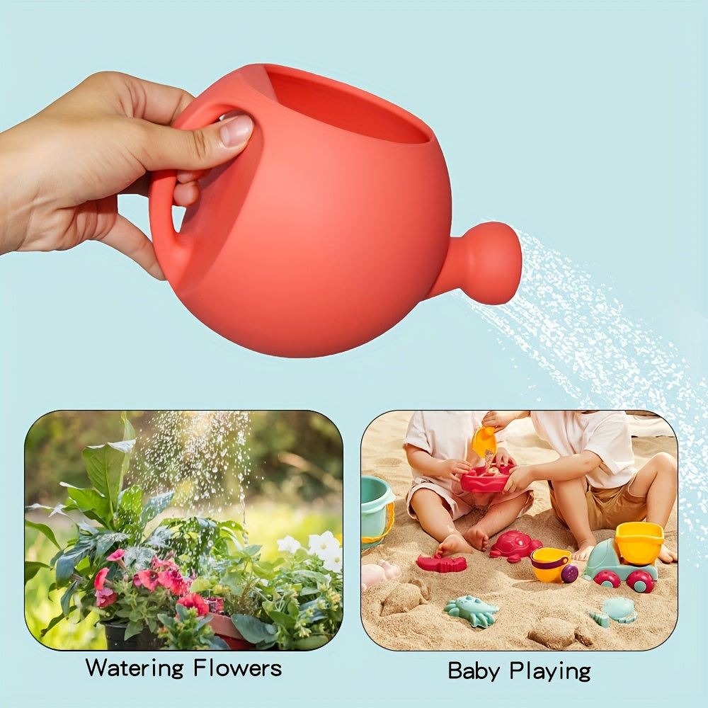 Silicone Watering Can Toy for Toddlers Bathing, Beach & Garden Play