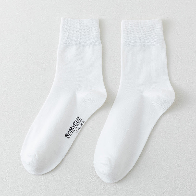 Cotton Ribbed Candy Colour Socks