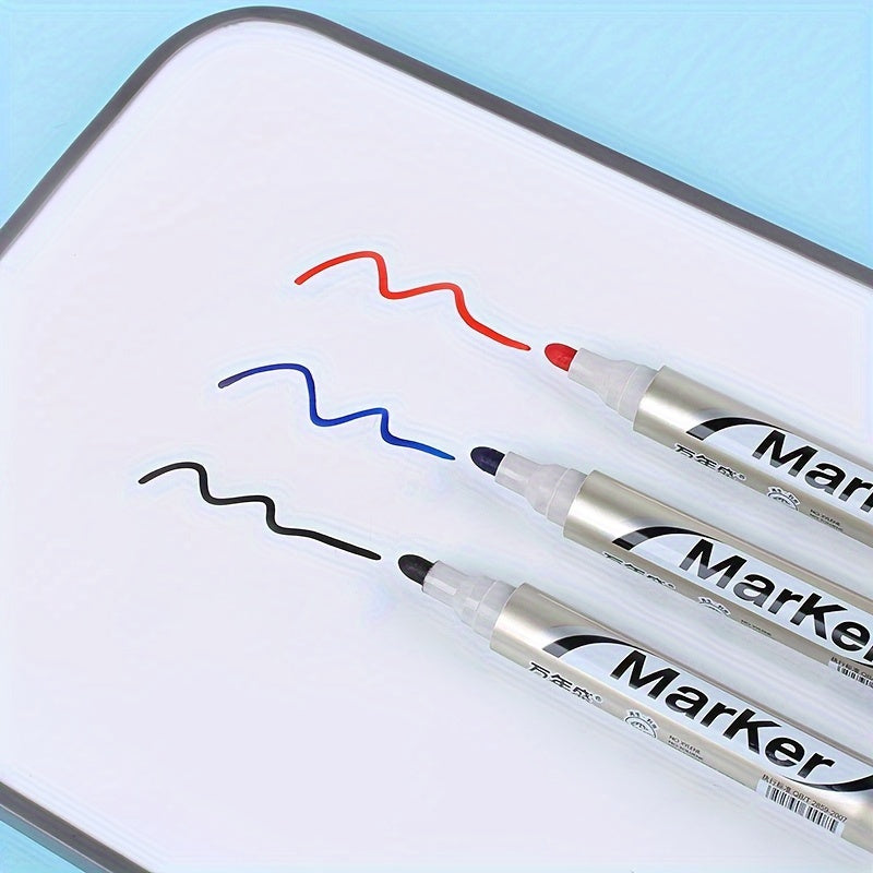 6pcs Whiteboard Marker Erasable Pen Teaching Aid Supplies