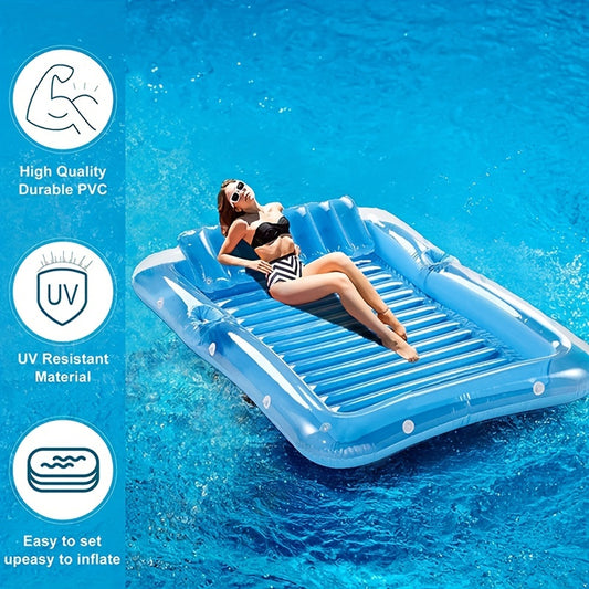Inflatable Pool Float for Relaxing in Style