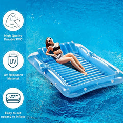 Inflatable Pool Float for Relaxing in Style