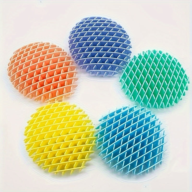 3D Printed Transformable Carrot & Worm Elastic Mesh Toy
