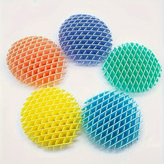 3D Printed Transformable Carrot & Worm Elastic Mesh Toy