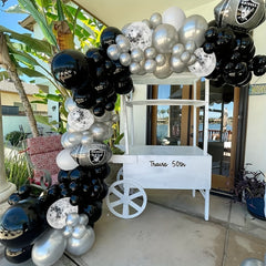 120pcs Silvery Confetti Balloon Arch Set Party Decoration Balloon Set