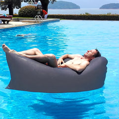 Inflatable Lounger Chair Air Sofa for Camping Hiking Pool Festivals