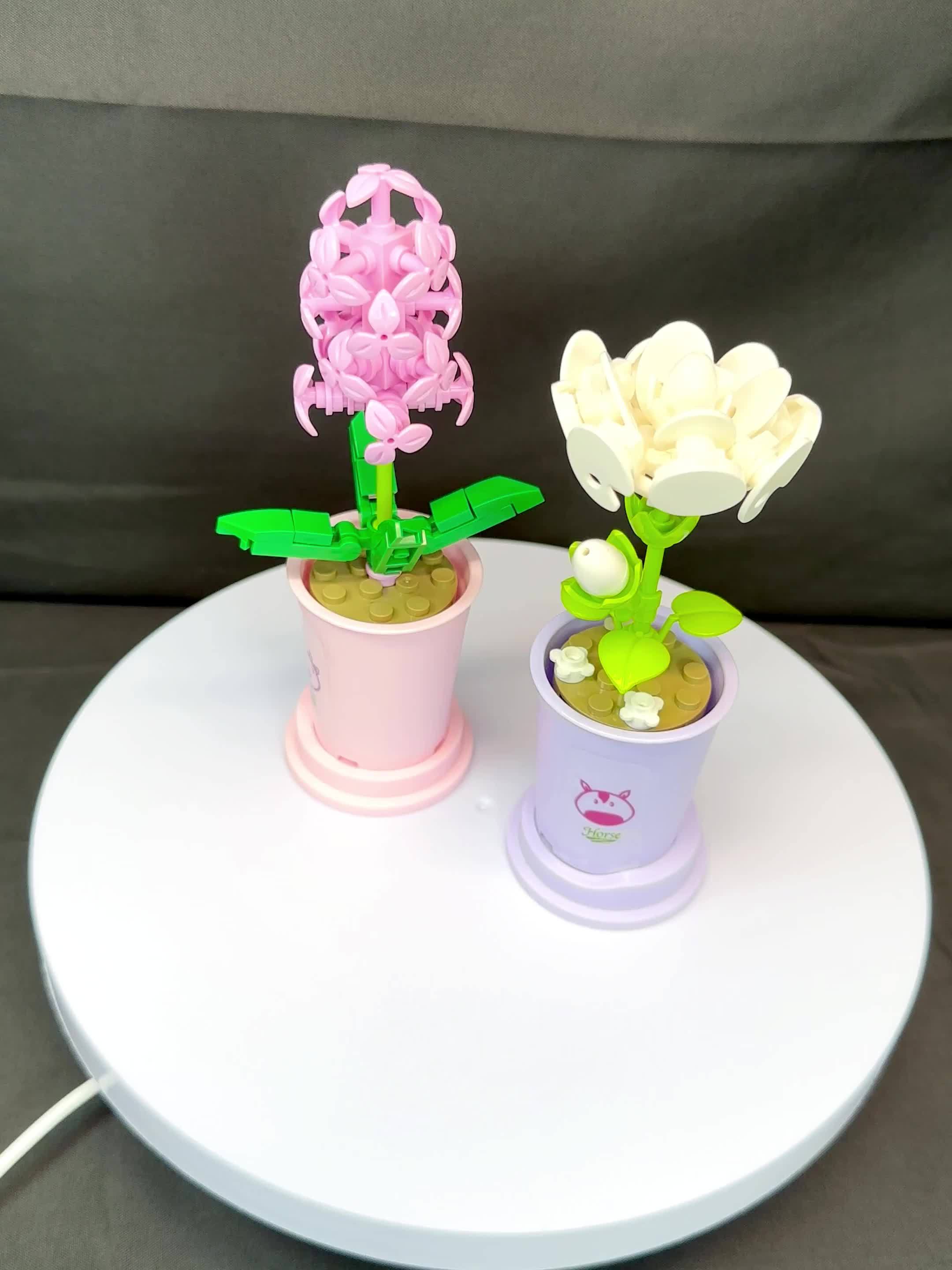 DIY Jasmine Flower Building Block Toys