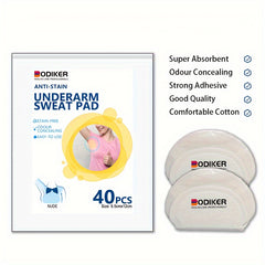 Disposable Underarm Sweat Pads 40pcs Protection Pad
