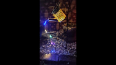 Solar Watering Can Lights String Hanging Solar Waterfall Lights Waterproof