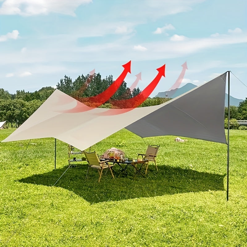 Thickened Canopy Tent Waterproof Sunshade Portable Butterfly Shape Camping