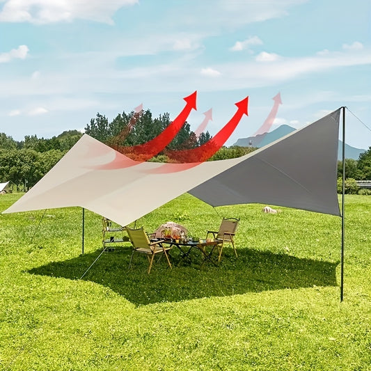 Thickened Canopy Tent Waterproof Sunshade Portable Butterfly Shape Camping