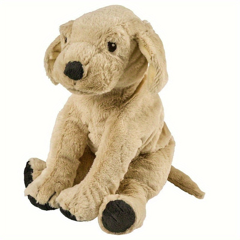 Labrador Plush Dolls Soft Hugging Stuffed Animals Deep Brown Gift Home Decor