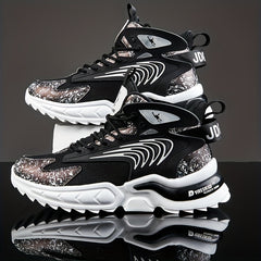 Men's Casual Lace-up Sneakers Comfortable Walking Shoes