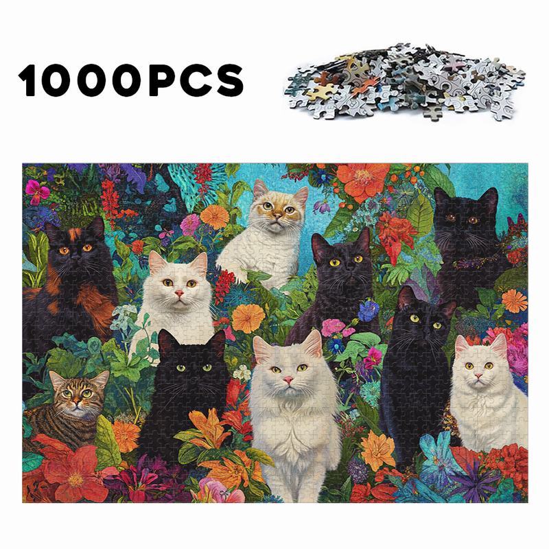 Garden Exploration Cat Puzzle Brain Teaser Gift