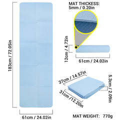 Foldable Yoga Mat - Non Slip Surface - Moisture Resistant