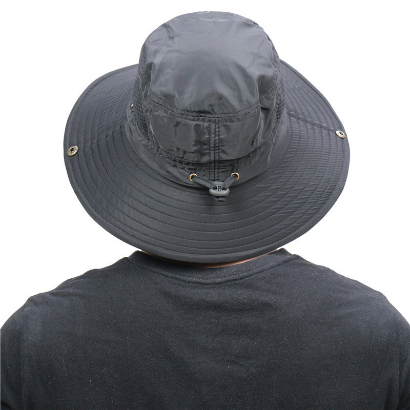 Large Brim Sun Protection Bucket Hats for Outdoor Fishing & Camping