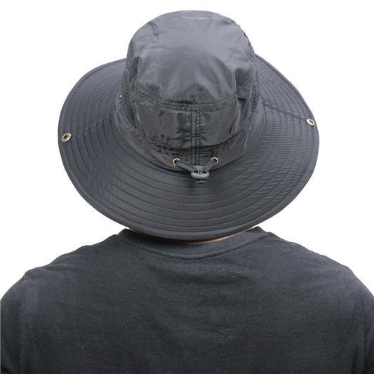 Large Brim Sun Protection Bucket Hats for Outdoor Fishing & Camping