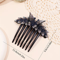 Rhinestone Butterfly Hair Comb Baroque Hair Pin