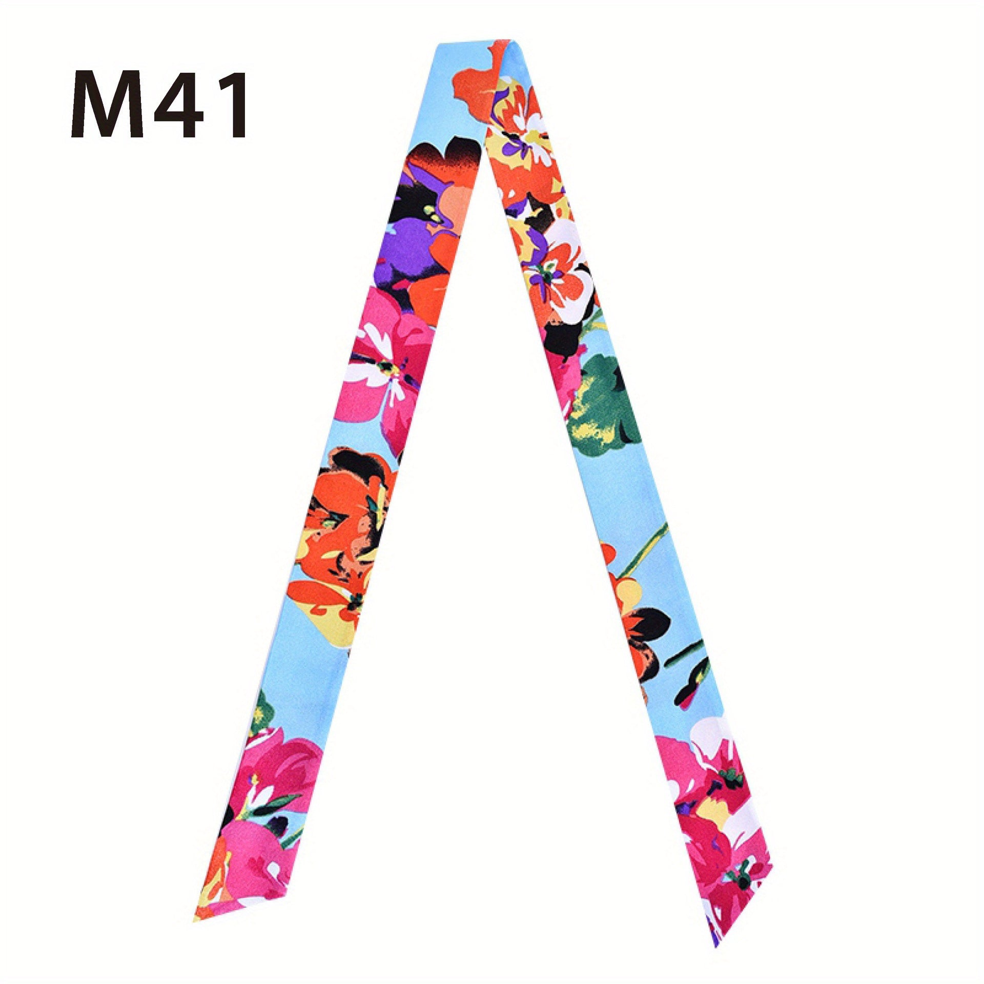 Skinny Scarf Long Ribbon Neckerchief French Style Twilly Scarf
