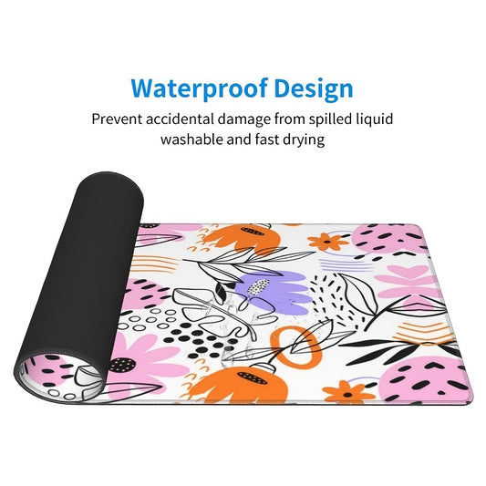 Large Gaming Mouse Pad 80x29cm Non-Slip Waterproof Keyboard Mouse Mat