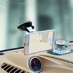 Universal Car Mount Suction Cup Phone Bracket 360 Rotation Magnetic Navigation