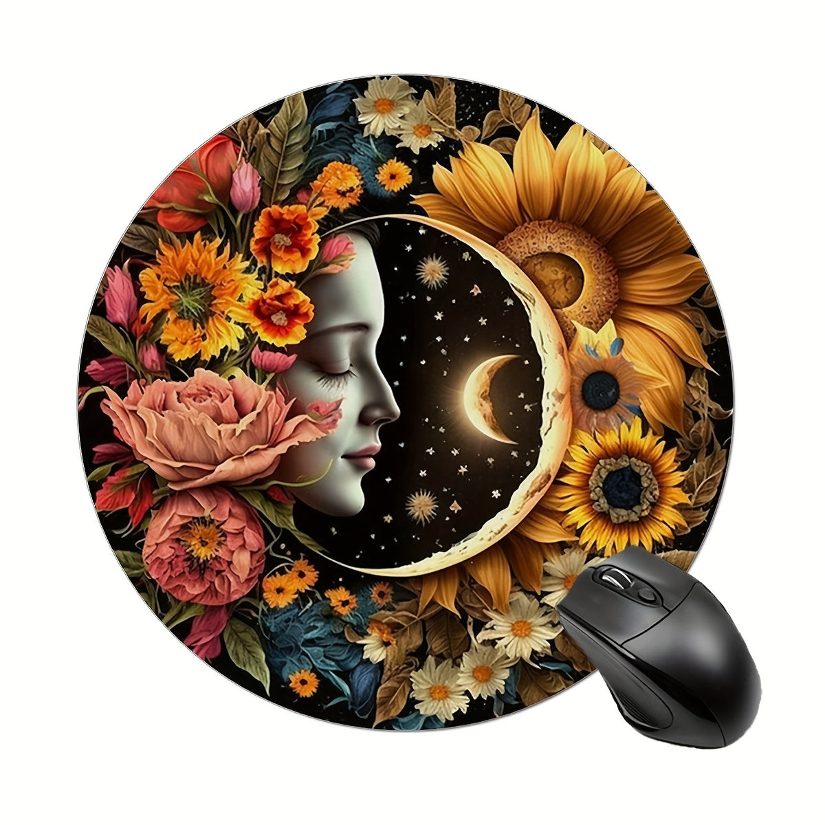 E-sport Lady Mouse Pad Flower Season Round Non-slip Rubber Office Laptop 19.81