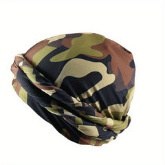 16 Colors Elastic Head Wraps Modal Satin Turban For Men