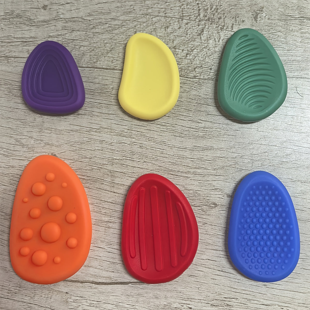 Soft Silicone Relax Stones Sensory Fidget Toys Halloween Christmas Winter