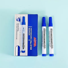 10 Pack Whiteboard Markers Red Water Based Large Capacity