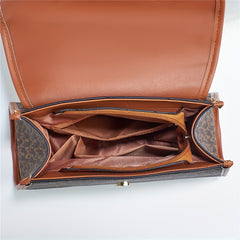 Letter Print Crossbody Bag Square Handbag