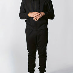 Men's Zip Up Hooded Sweatshirt & Sports Pants Set