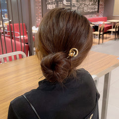 Metal Plated Bun Holder Hair Accessory