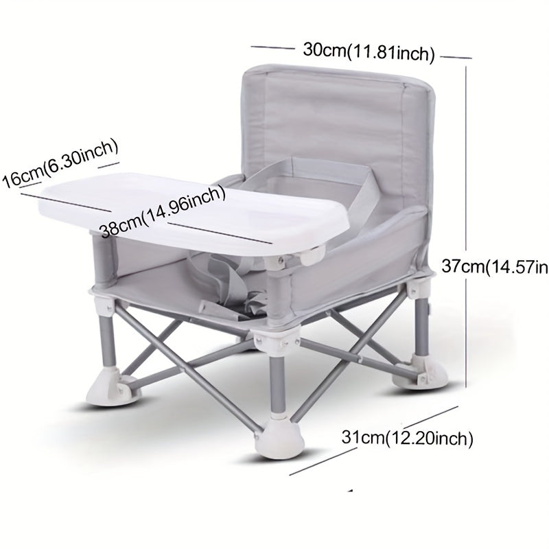 Portable Kids Dining Chair Booster Seat with Tray