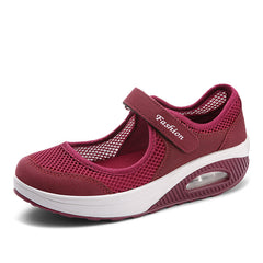 Women's Mesh Strappy Back Low Top Sneakers